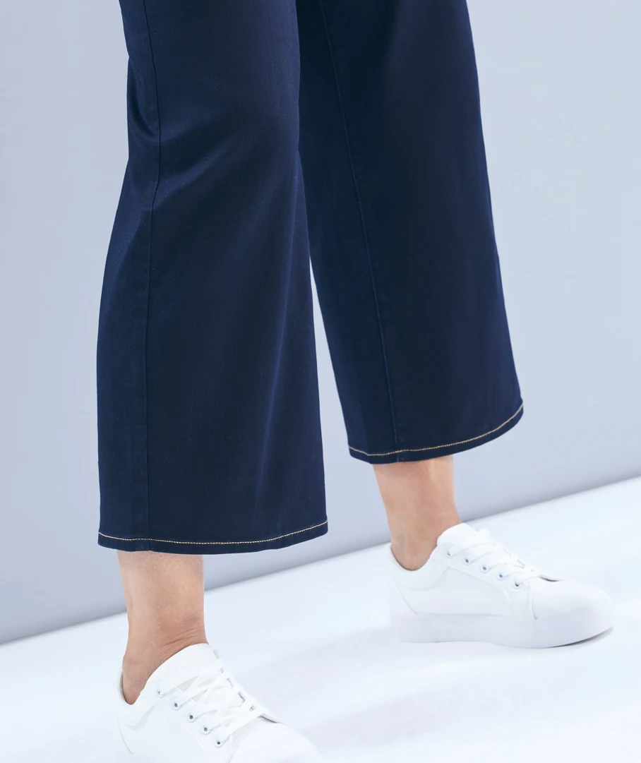 Denim Culotte - Rinse Wash 85 Denim Culotte - Rinse Wash
