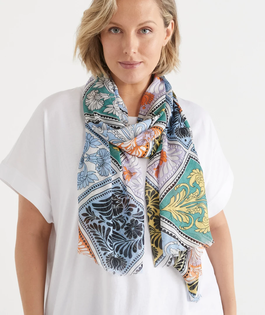 Mosaic Print Scarf