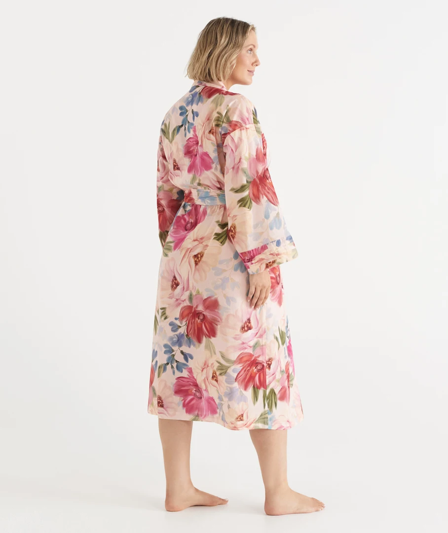 Vintage Floral Robe - Pink 10 Vintage Floral Robe - Pink